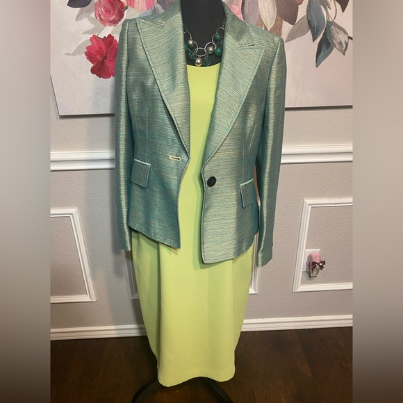 Jones Studio Vibrant Green Dress - Picture 15 of 15